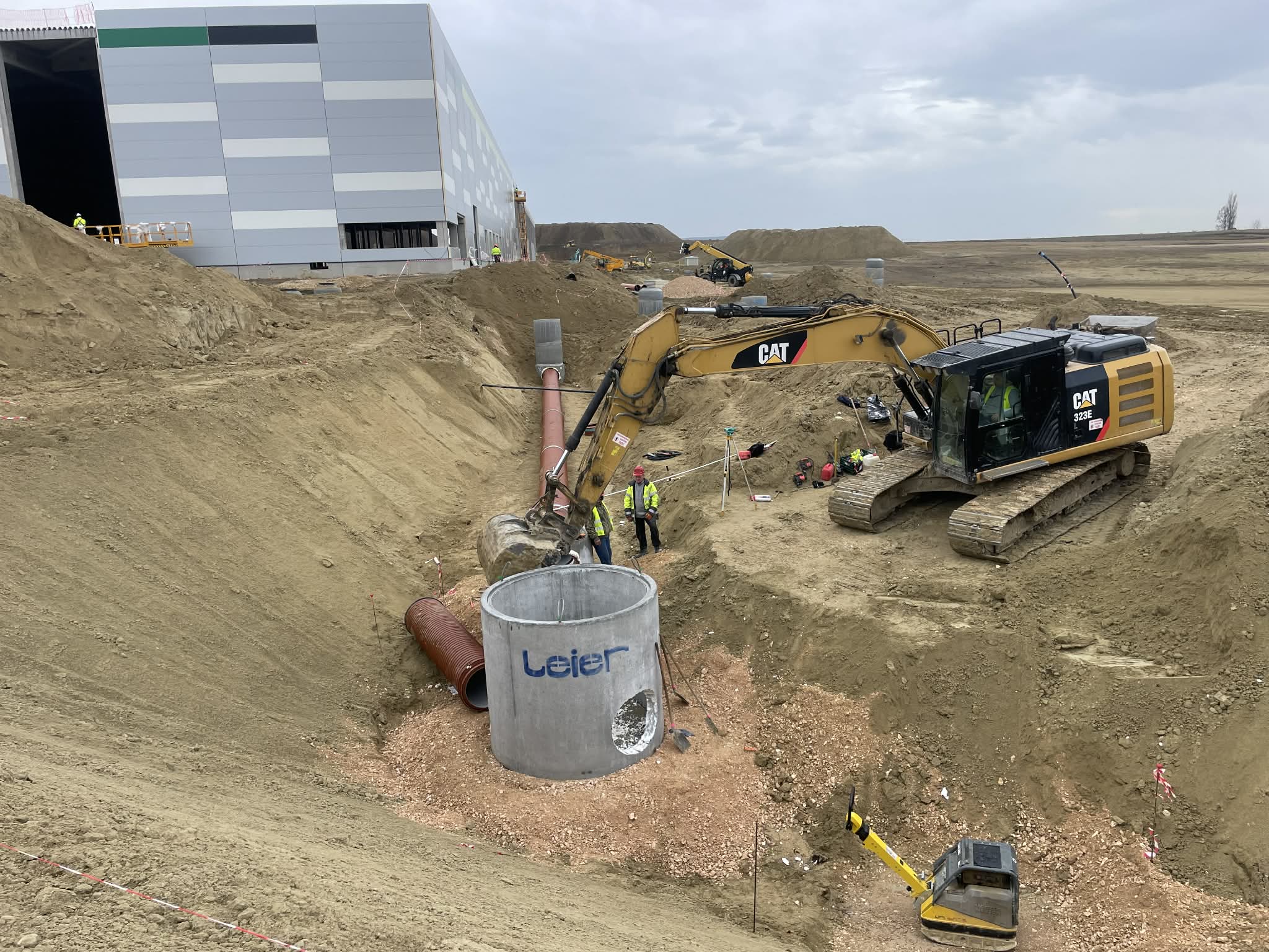 Páty Hello Parks PT5 közmű építés