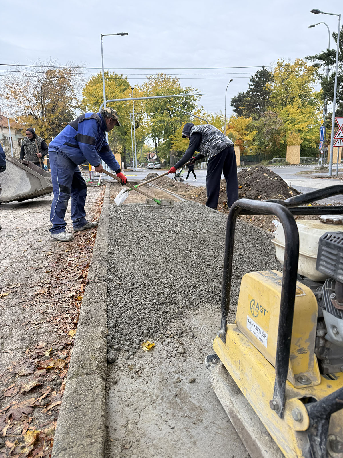 Drégelypalánk térköves járda építés